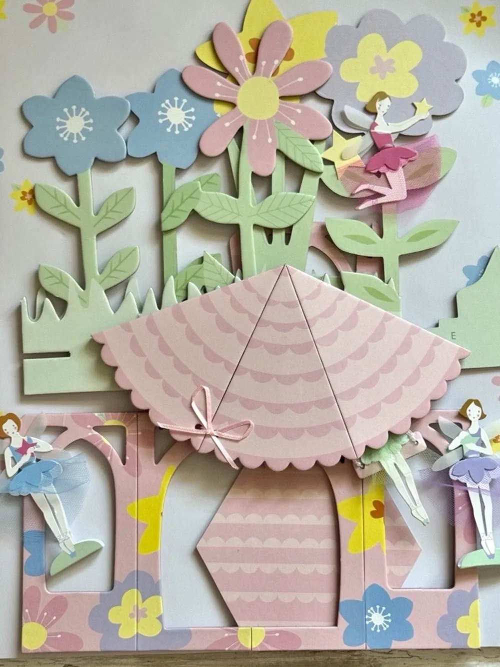 Meri Meri Fairy Wishes Centerpiece Fairy Party Garland 3D Birthday Decor Set VTG